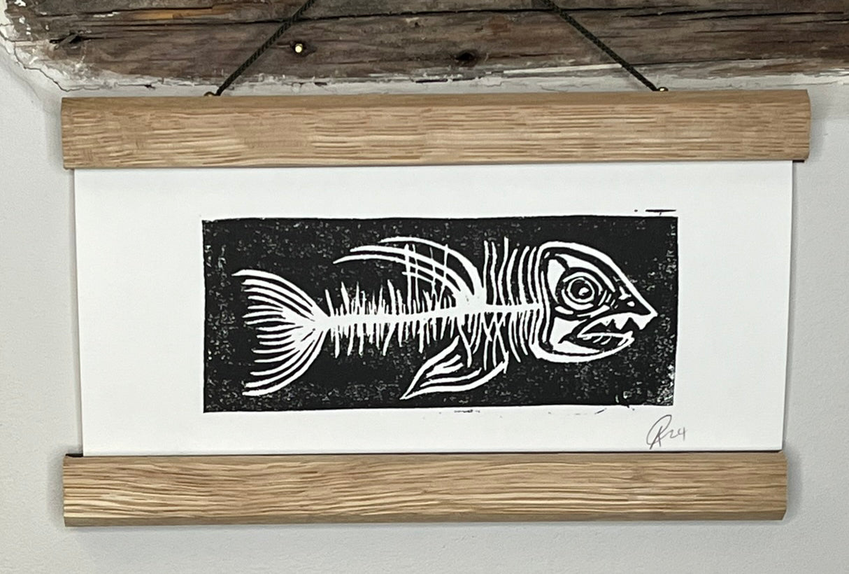 Fossil Fish Framed