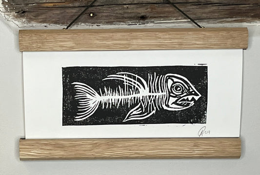 Fossil Fish Framed