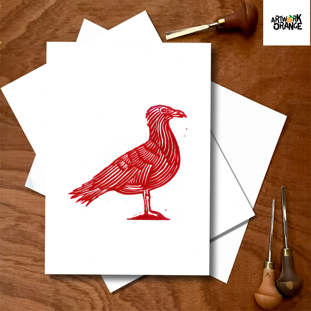 Seagull red