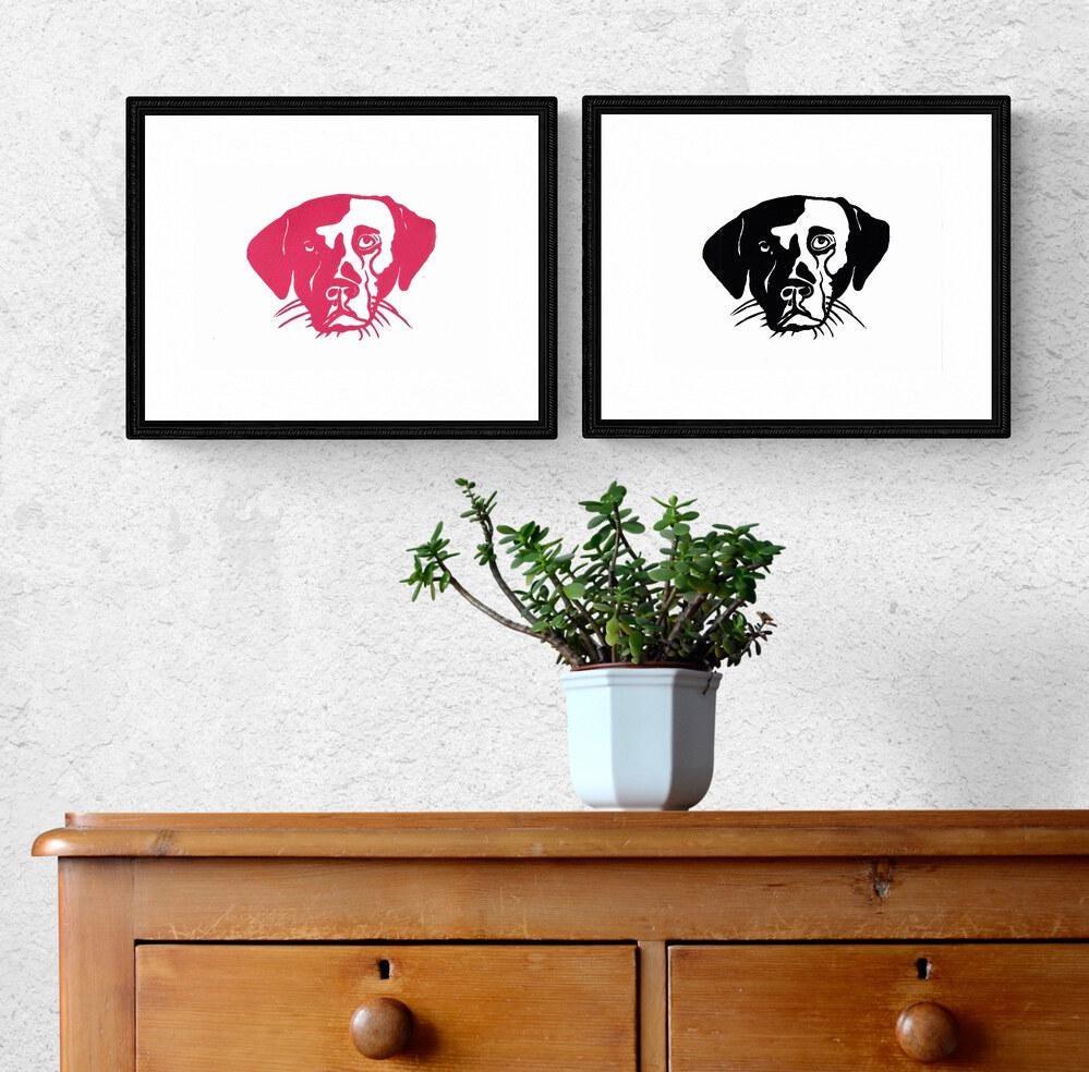 black and pink  Labrador