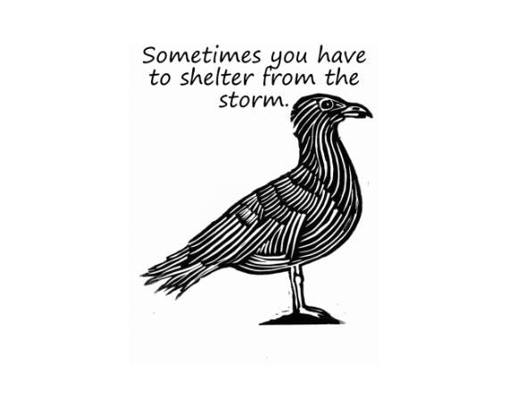 Inspirational\mental health Print - Black and White on High Quality Art Paper - Pigment print A4 - Free UK Delivery